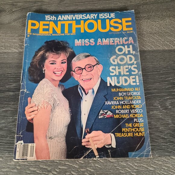 Vintage Penthouse 15th Anniversary Issue September 1984 George Burns - Picture 1 of 14